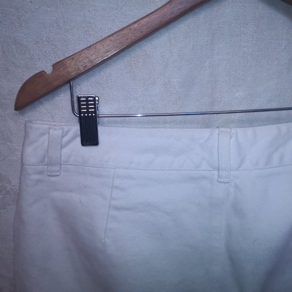 Tahari white cotton mini skirt - Picture 7 of 11